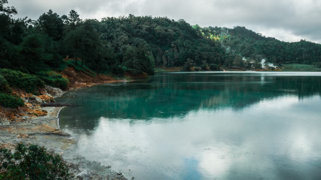 Manado misty lake
