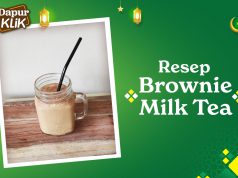Brownie Milk Tea, Minuman Buka Puasa Menyegarkan