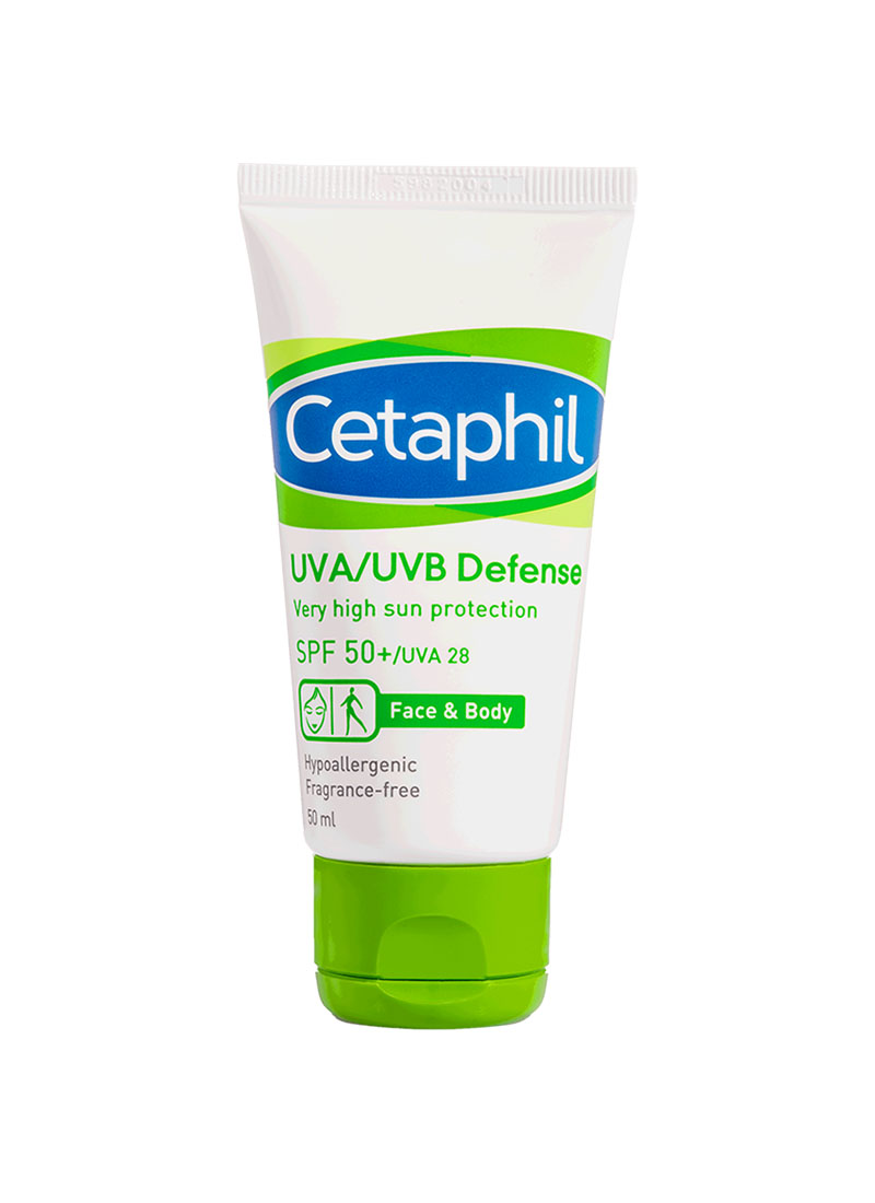 Cetaphil UVA/UVB defense spf 50+