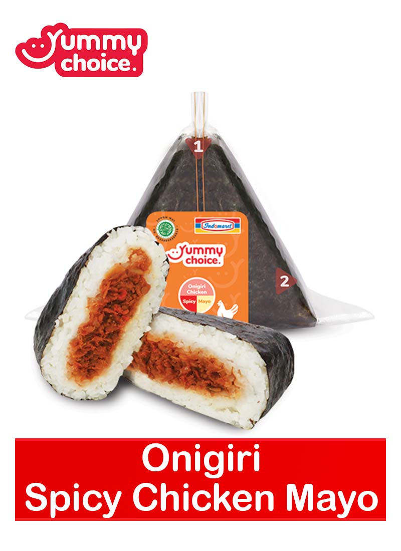 Indomaret Onigiri spicy chicken mayo