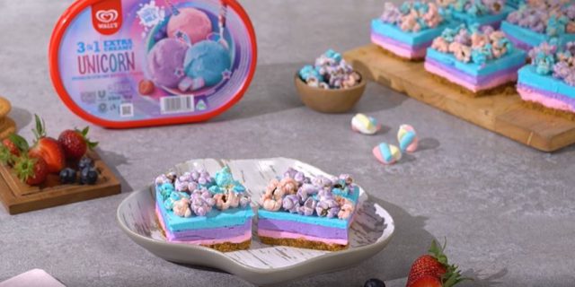 unicorn ice popcorn bar