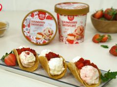 Resep Sweet Taco Strawberry Cheesecake Ice Cream resep sweet taco strawberry