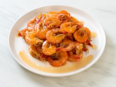 Resep Udang Saus Mentega Ala Blue Band udang saus mentega