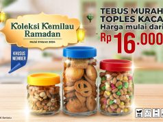 Tebus Murah Toples Kaca Eksklusif Koleksi Kemilau Ramadan tebus murah toples